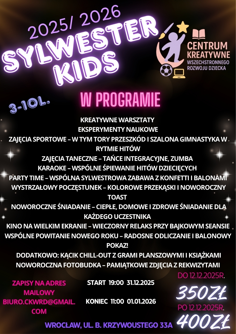 Sylwester dla dzieci